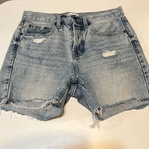 Pistola Parker long shorts light wash denim